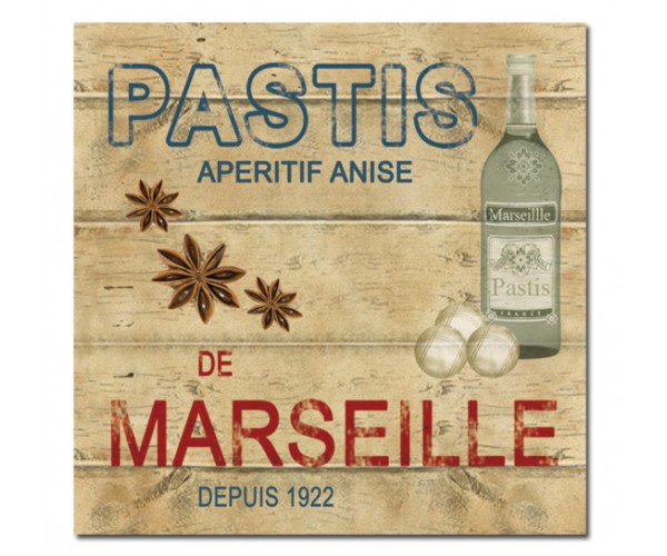 Affiche pastis de Marseille