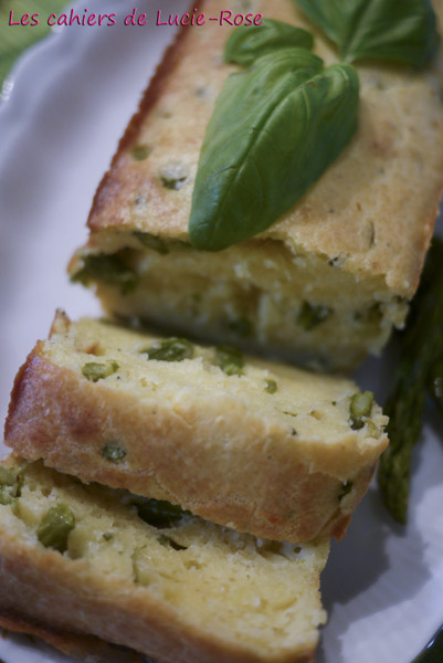 Cake asperges vertes et parmesan 3 - les cahiers de Lucie-Rose