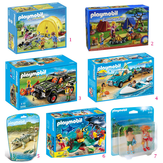 1. Sélection Playmobil - jouets de vacances (c) les cahiers de Lucie-Rose