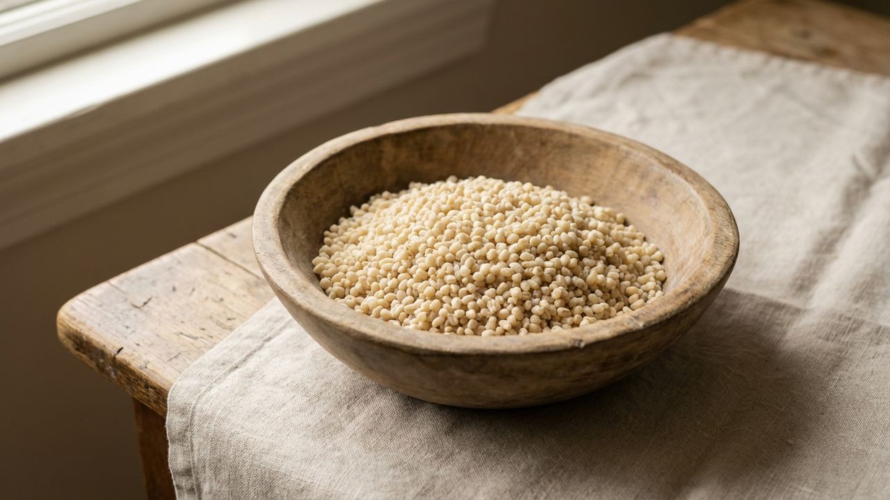 Réhydratation de la semoule