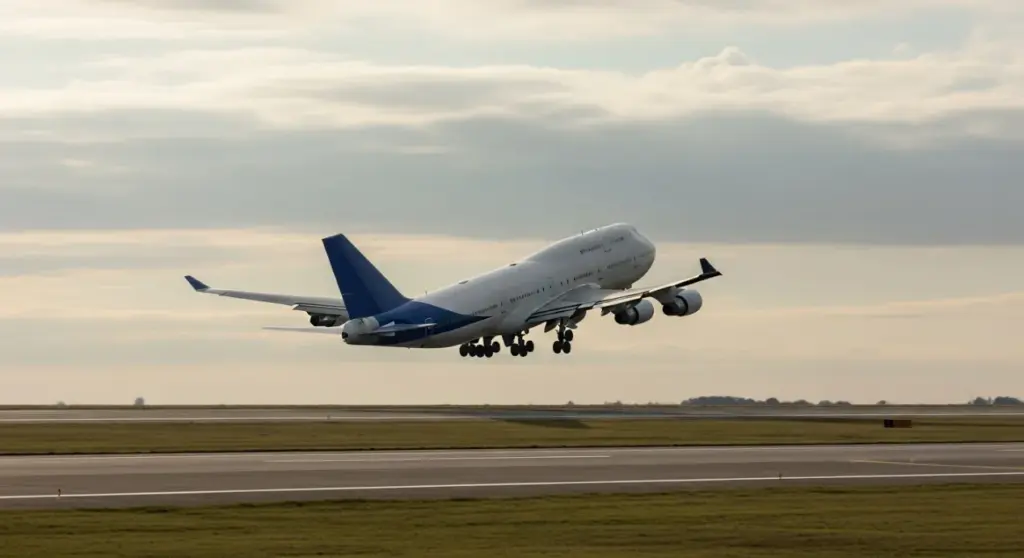 Nous avons pu décoller !