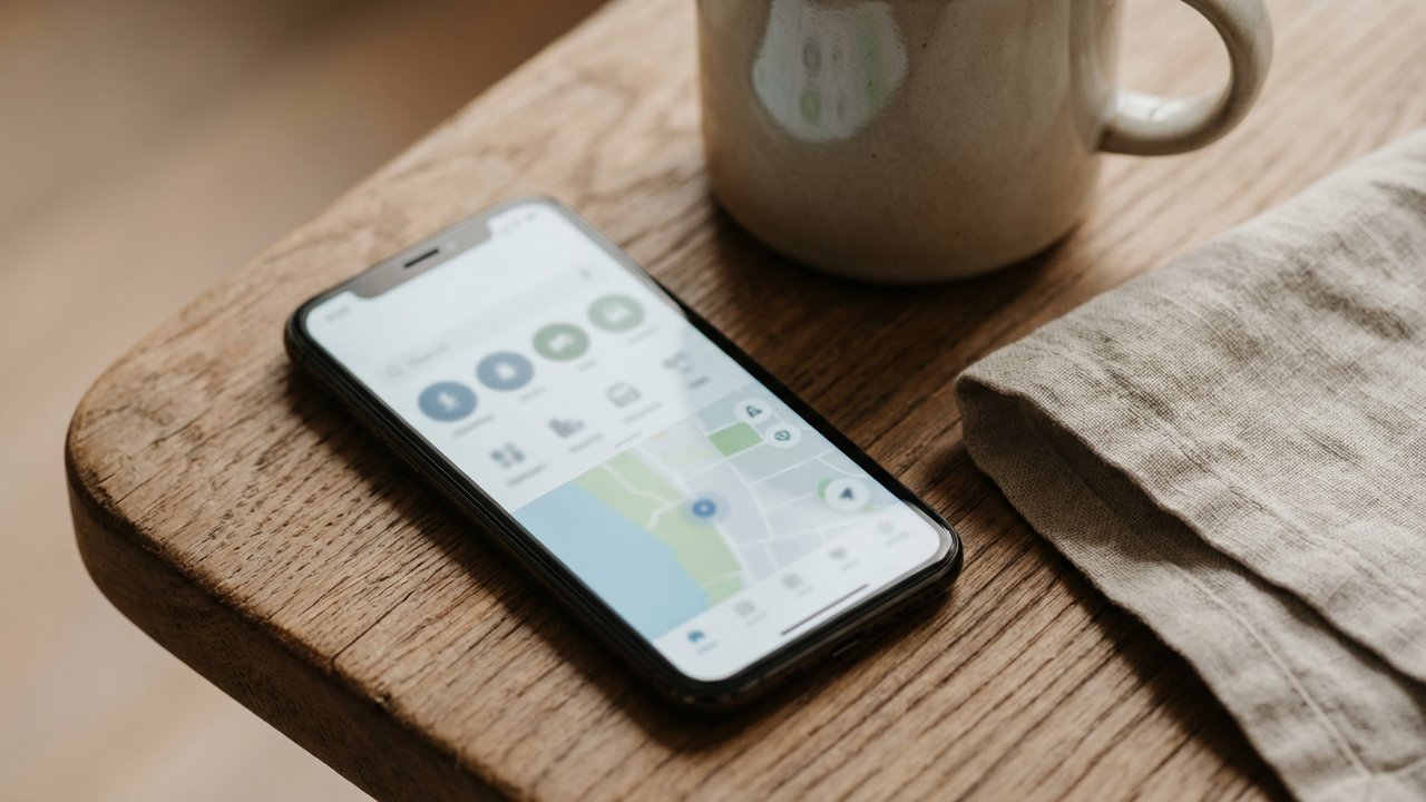 Interface de l'application Grab ou Gojek pour se déplacer à Bali