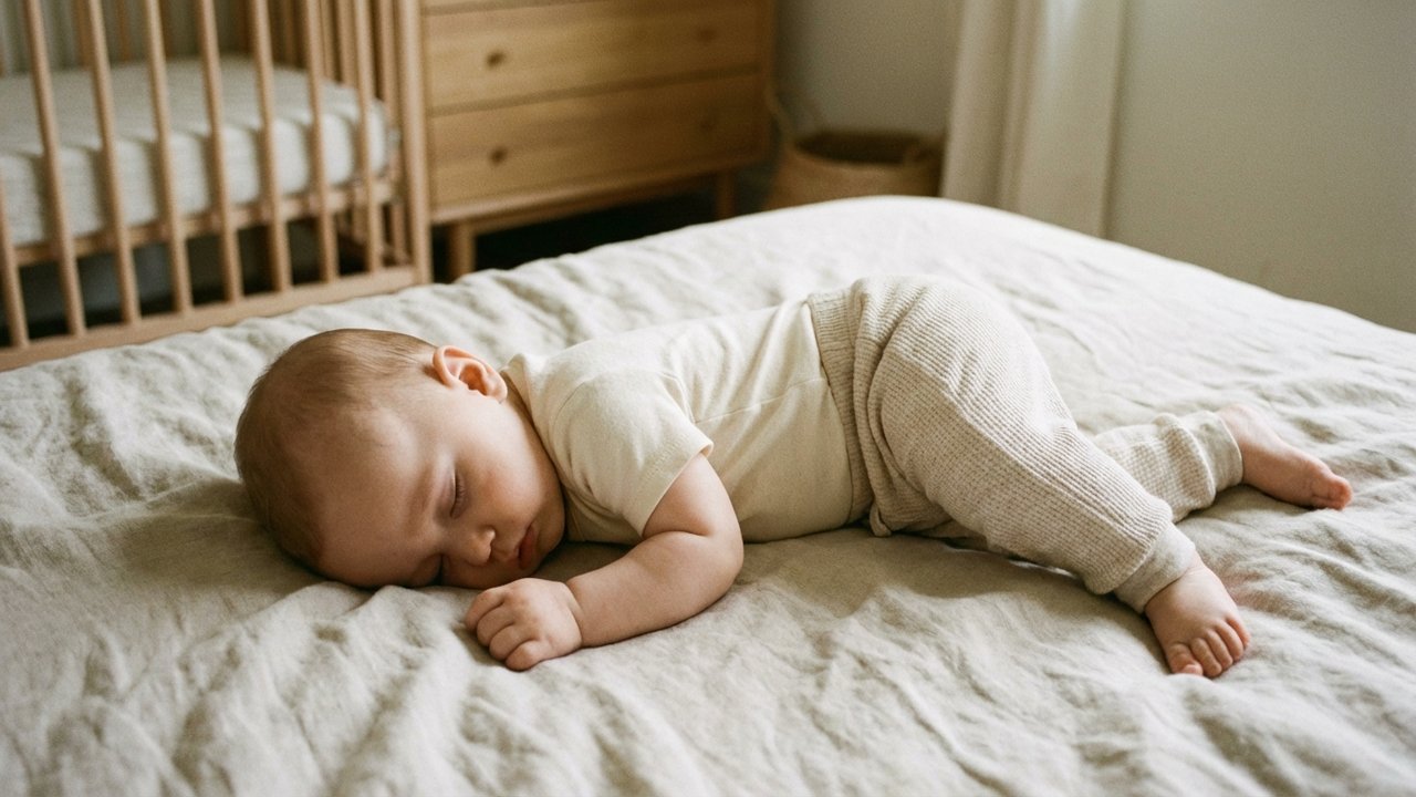 Body à manches courtes et pyjama léger en coton pour bébé en été