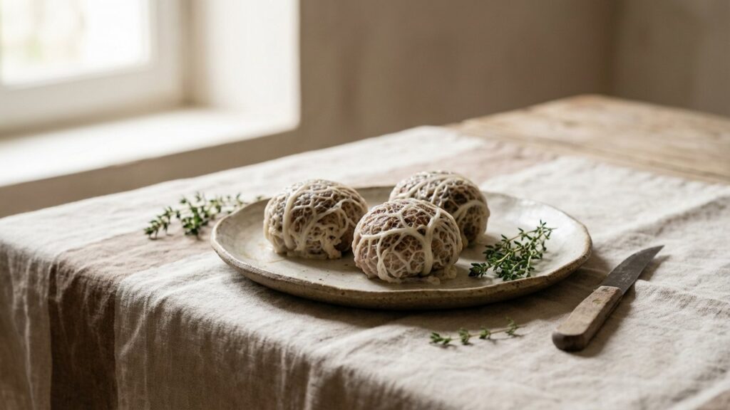Caillettes maison ardéchoises dorées à la cuisson