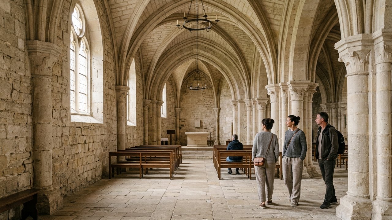 Visite intérieure de l'église des Templiers de Luz-Saint-Sauveur