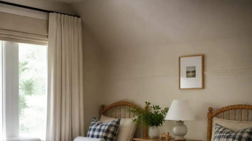 Aménagement chambre 2 enfants avec deux lits séparés