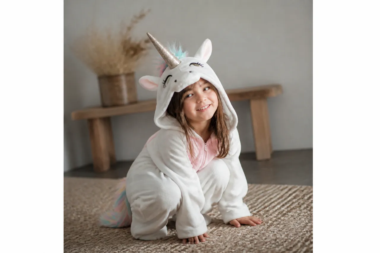 Déguisement enfant 3 ans licorne pour petite fille