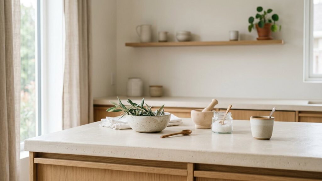 Plan de travail en céramique moderne pour cuisine