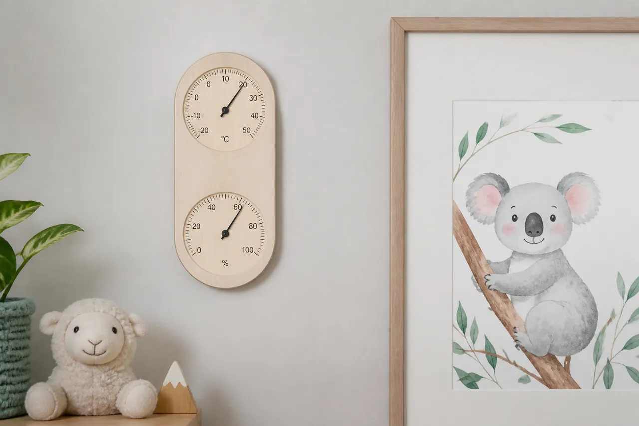 Humidité idéale chambre bébé : hygromètre et thermomètre