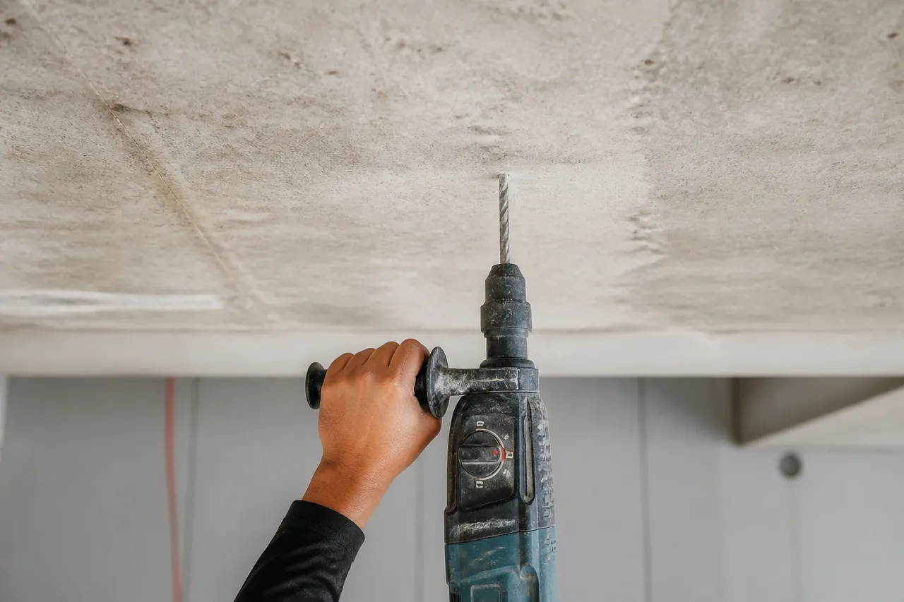 Percer un plafond en copropriété : autorisation obligatoire
